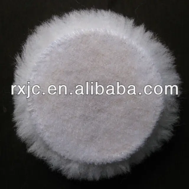 lambskin wool bonnet/wool pad/wool polishing bonnet/lambskin