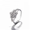 Online Wholesale Jewelry Cheap Price 925 Sterling Silver Zircon Stone Star Ring