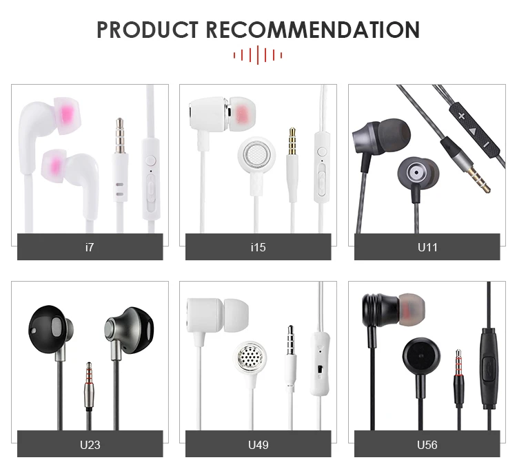 Factory Price Wholesale Fashion New Product 2019 Earphone With Mic For Mobile Phone Wired Running Earphone - ANKUX.COM