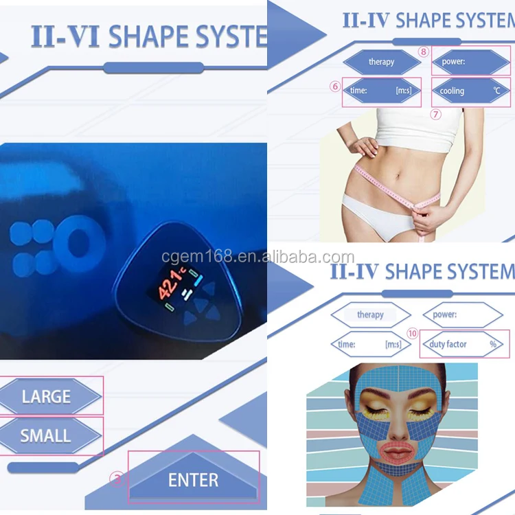 Multifunctional Ultrasound RF fat removal skin tightening and body slimming machine