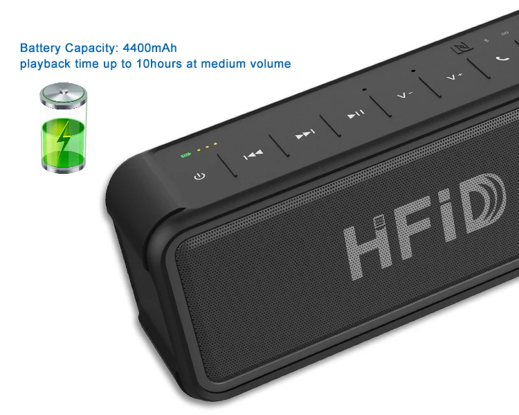 HFD-895D Waterproof Speaker Bluetooth With TF card Handfree Call OEM Camping Gift - ANKUX.COM