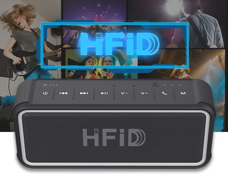 HFD-895D Waterproof Speaker Bluetooth With TF card Handfree Call OEM Camping Gift - ANKUX.COM