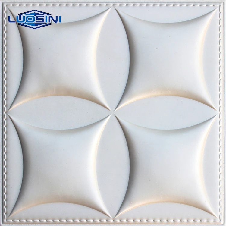 Luosini Pvc Leather Panel Foam Ceiling Tiles Wall Panels Buy Pvc