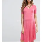 Summer Maternity Clothes Latest Mother of Bride Casual Dresses ST084