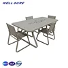 High Quality Garden Furniture Aluminum Dining Table Set Dining Table And Chair