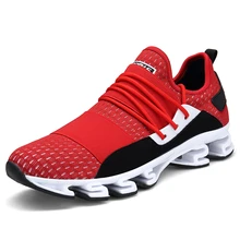 2018 Men Casual Breathable Running Shoes Outdoor Athletic Easy Walking Training Fashion Sneakers