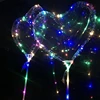 Nicro Heart Shaped Luminous Inflatable Lighting Led Ballons With Stick,Clear Light Up Ballons With Led