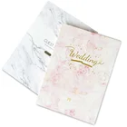 Hot selling lace design wedding guest book