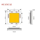 Natural White High Brightness Power 200w Outdoor Bridgelux Chip 66*76/50*50 Copper Material Led Cob