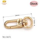 Bag Accessories Stock 13mm in Nickel Key Chain Metal Clip Hook