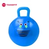 inflatable PVC toys hopper ball with Square handle jumping gym ball