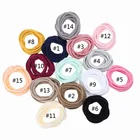 Nylon 500pcs/lot New Style Soft Traceless Stretchy Thin Skinny Headbands Baby Girls Kids Base Headband Hair Accessories