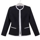 women winter business fashion slim fit coat, as hotel manager uniform