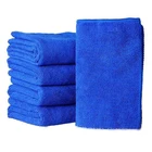 Trade assurance cleaning blue micro fiber kitchen dishing wipes rag wash cloth