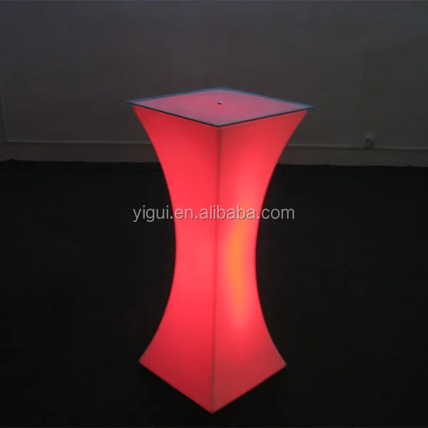 Wedding decorative tables&LED dinner table and chairs &banquet furniture