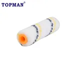 4 inch mini design paint roller brush nylon-polyamide slip, solvent resistant suitable for floor sealing, epoxypaints