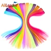 AliLeader Wholesale Price Ombre One Piece Clip In Synthetic Hair Extensions