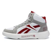 stock mens shoes white sport genuine leather casual sneaker