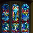 2018 hot sale colorful pray house church stained art design glass for window