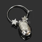 Customized wholesale embossed wine charms bulk charms
