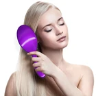 Ready to ship customized logo wet hair brush detangling hair comb