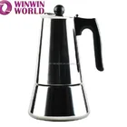 Stainless Steel Stovetop Manual 9 Cups Cooks Coffee Espresso Maker