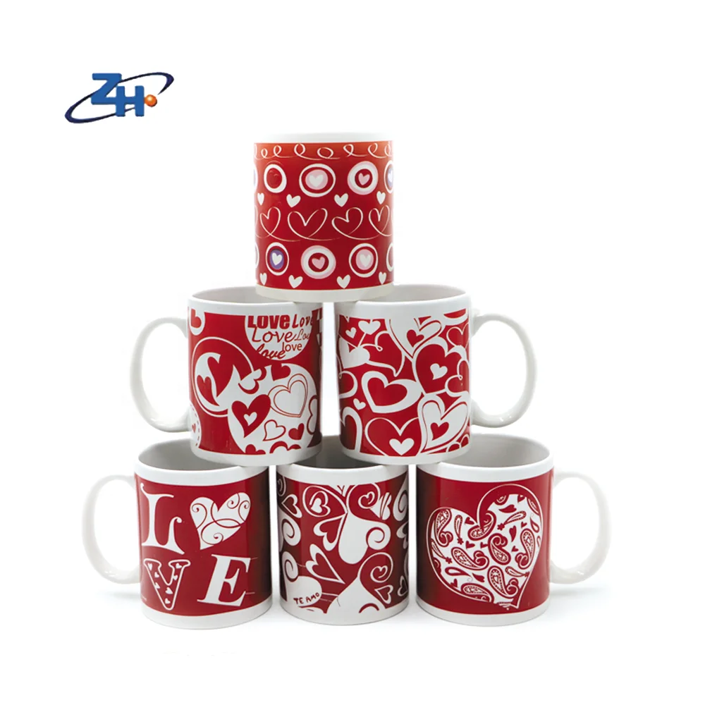 custom 11oz many festival design ceramic roast gift cups