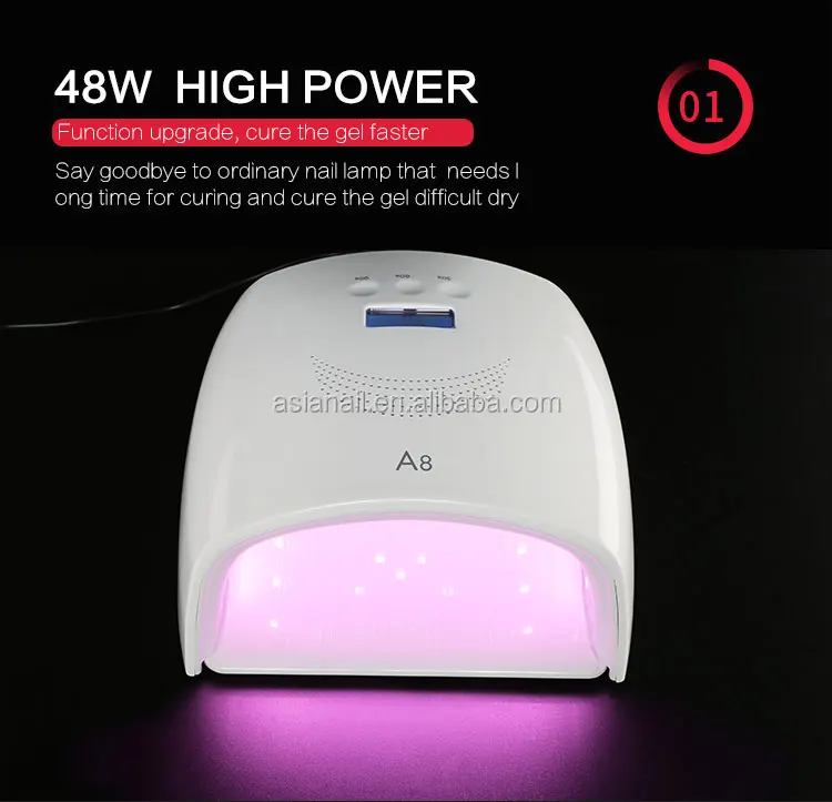 Asianail Red Light 2018 professional UV LED nail lamps