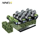 NINED Virtual Reality Roller Coaster 9dvr Motion Chair VR Cinema 9 Seats VR Chair VR Tank