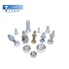 Galvanized 8.8 grade hex bolt and nut for concrete