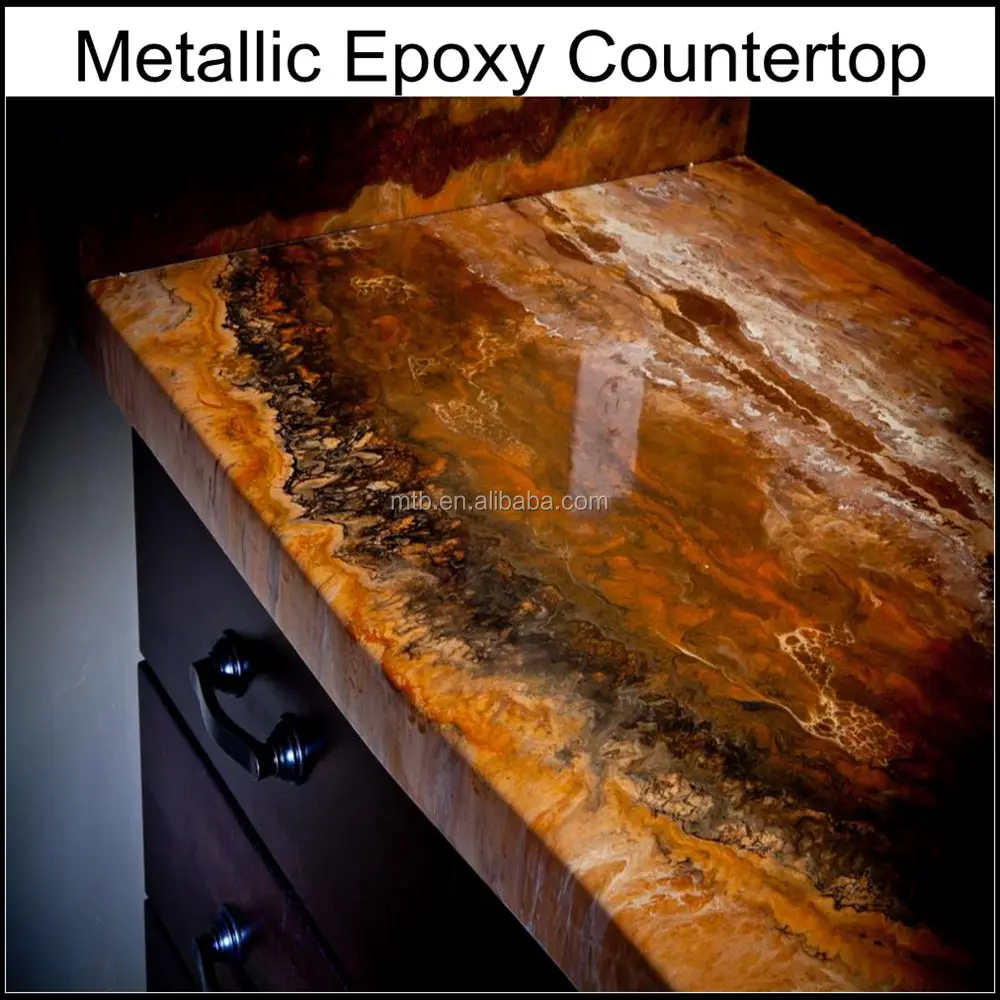 Two Components Epoxy Resin System For Metallic Countertops Buy