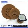 Happy Time different specifications natural promotion round cork trivet