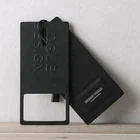 Art paper high quality brand name luxury hang tags for garment