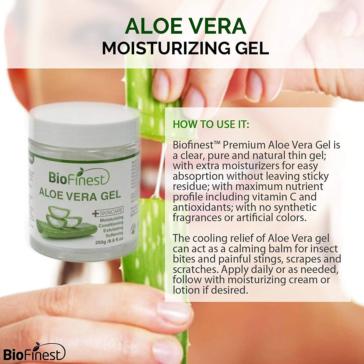 private label korea aloe vera soothing gel for face