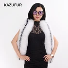 Long Pattern Women New Style Real Natural Fox Fur Scarf
