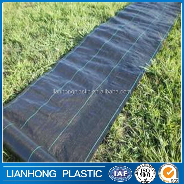 customized size and color pp woven weed barrier, grass