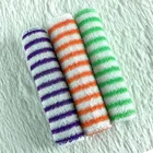 Striped terry cloth fabric dish cleaning towel