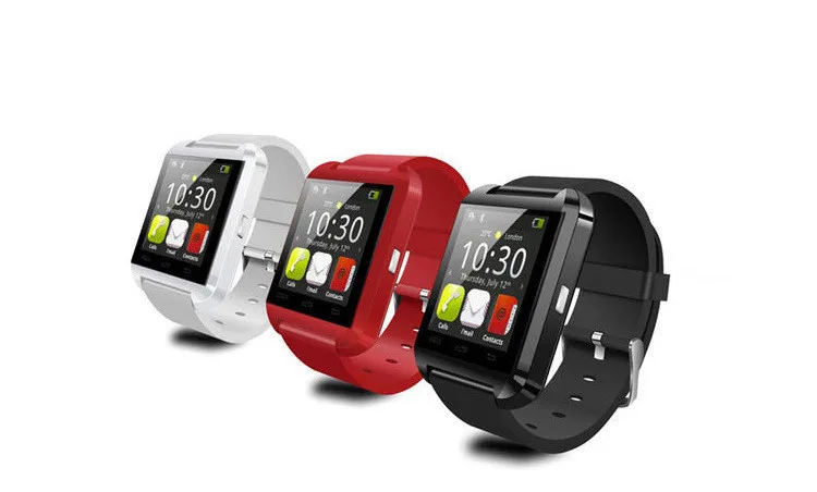 Multi-language U8 Bluetooth Smart Wrist Watch Phone Mate For Android IOS Iphone 6 /6s Samsung LG Huawei XIAOMI Lenovo Phone