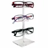 Countertop Acrylic Eyeglasses Holder Sunglass Stand Display Shelf 3 Frame Riser Frames Display Racks Stand for Sunglasses