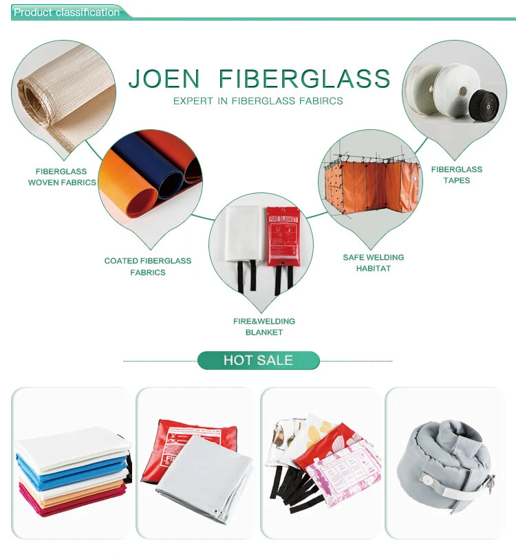 1.2×1.2m Standard Emergency Fire Retardant Protection Heat Insulation Fiberglass Fire Blanket for sale