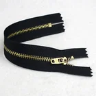 #3 zipper yg metal brass jeans zip metal teeth zipper roll