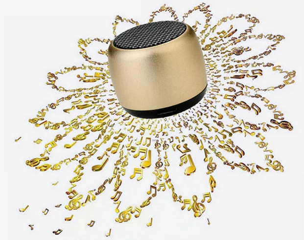 2019 New Bluetooth metal mini hans-free remote shutter speaker with selfie button - ANKUX.COM