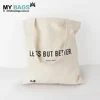 Square Reusable Natural 12oz Cotton Canvas Shopping Bag Tote bag