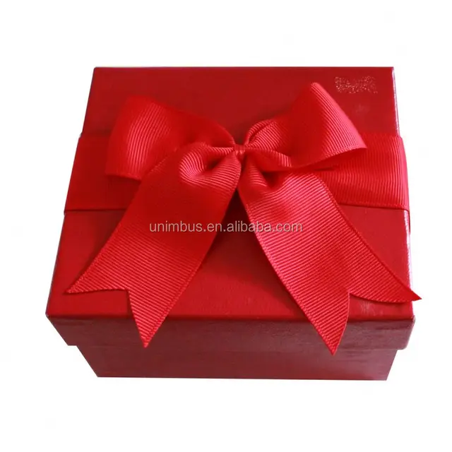 fashion pre tied ribbon bows for gift wrapping box pull bow