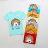 Summer Kids short Sleeve T shirt Baby Boys Girls Cotton Tops Cartoon Printing kid T Shirt 2-7Y Children Clothing