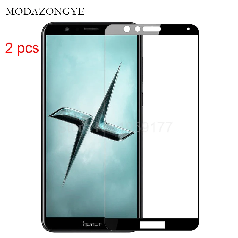 2pcs Tempered Glass For Huawei Honor 7X Screen Protector Huawei Honor 7X 7 X BND-L21 Screen Protector Glass Full Cover 5.93 inch (4)