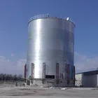 Long working life 2500ton galvanized cement silo tank for maize corn grain storage