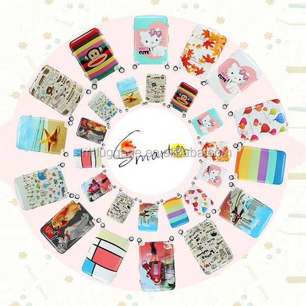 Plastic Trolley Travel Bag Luggage Material of Lining 210D/ 210D+/ Sating/ nylon