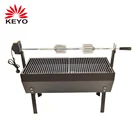 Cyprus automatic rotating spit lamb pig roaster Outdoor Charcoal Spit Roaster grill for sale