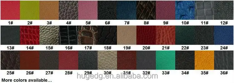 hot selling pu leather portfolio with zipper closure